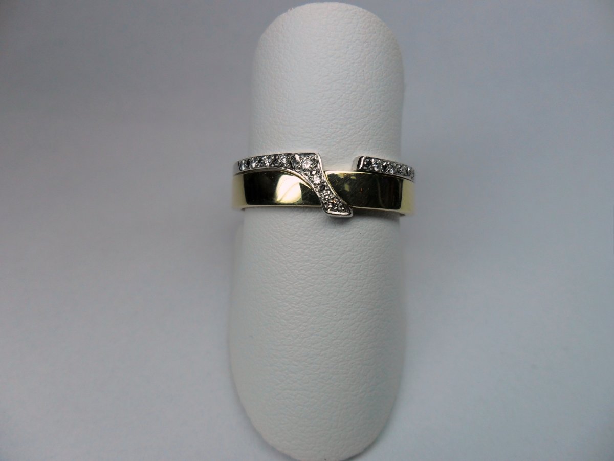 2Gether Ring Pavé Bicolor